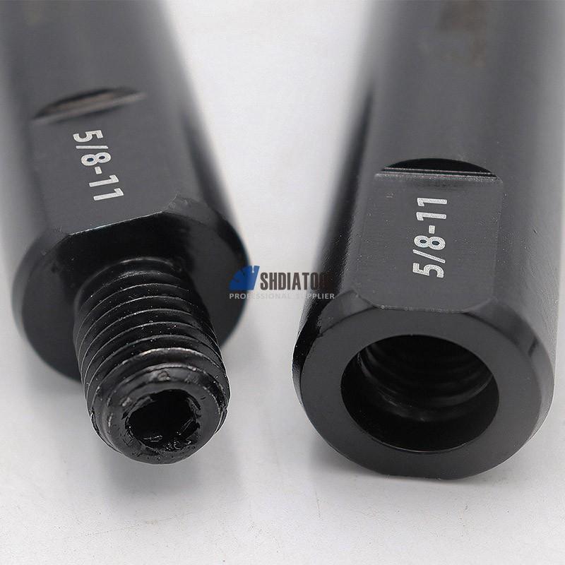 5/8''-11 Male Thread Extension Rod Diamond Core Drill Bit Exchange Adapter Connection Rod for Hilti Machine