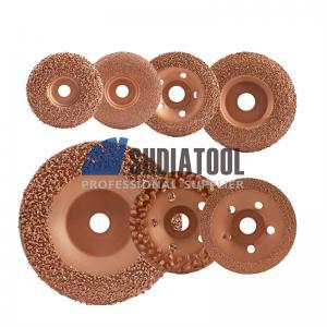 4/4.5/5/7in Brazed Diamond Cutting Grinding Wheel Disc Tungsten Carbide Grinding Wheel Plate for Polishing Rubber Wood Tires