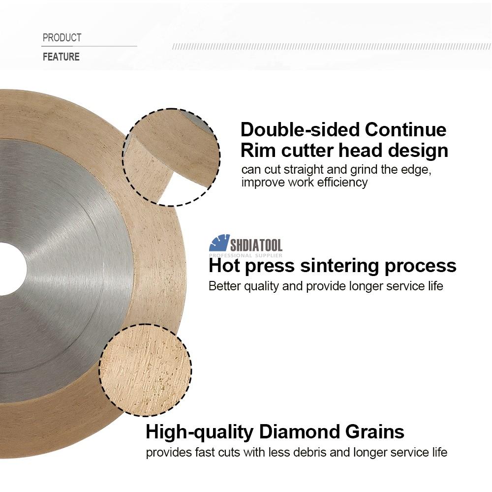 7in/8in/9in/10in Diamond Blade Diamond Saw Blade Wet Cutting Glass Porcelain Cutting Blade for Wet tile Cutter Cutting Wheel