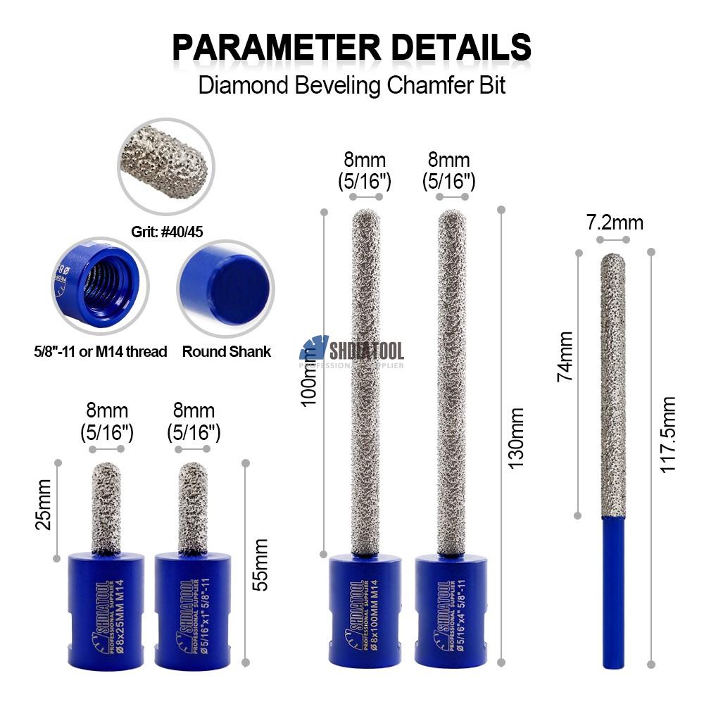 Diamond Vacuum Brazed Mortar Raking Diamond Bit Hole Saw