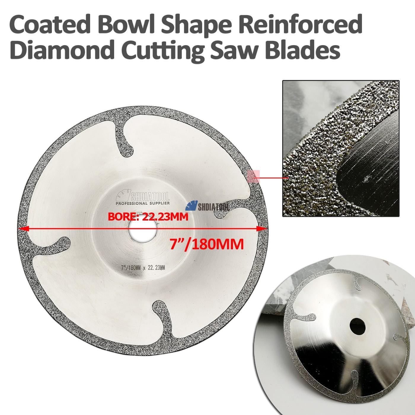 7inch/180MM Electroplated Diamond Cutting Grinding Disc Circular Saw Blade Cutting Blade with 7/8