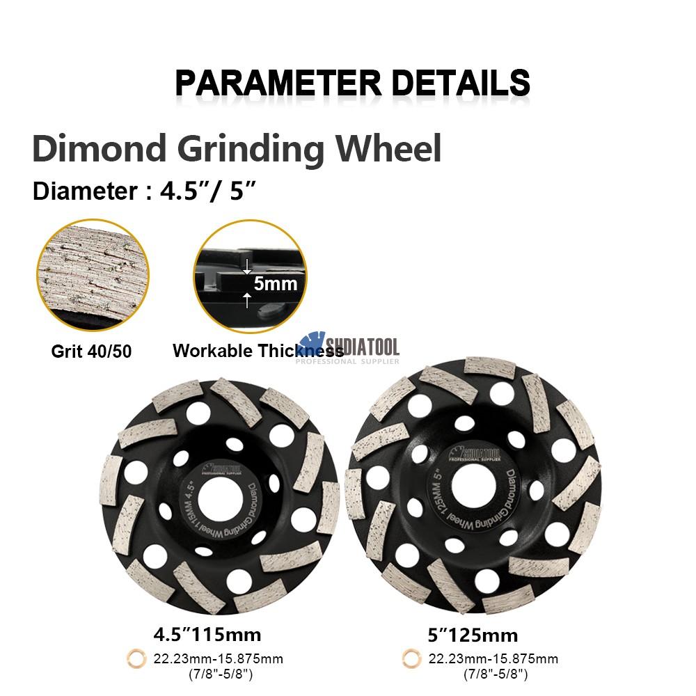 Sintered Diamond Abrasive Grinding Cup Wheel Cutting Wheel Grinding Disc For Concrete Masonry Marble Granite