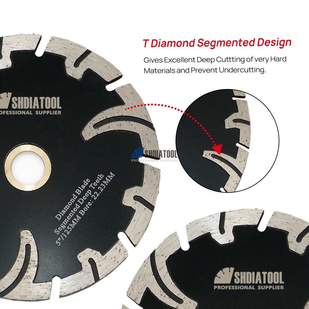 Sintered Segmented Diamond Saw Blade Hot Pressed Deep Teeth Diamond Cutting Blade Tile Cutter For Granite Marble Sandstone