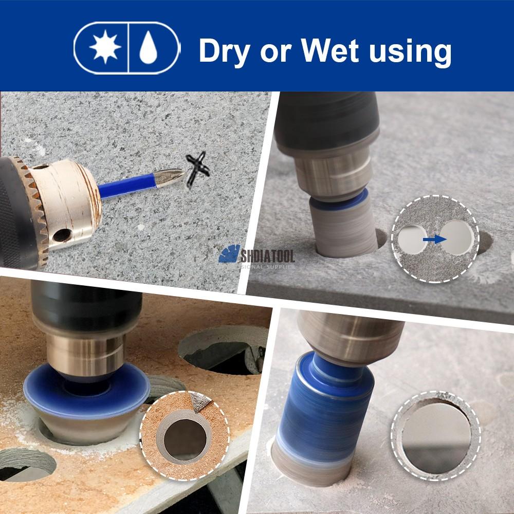 13PCS 5-35MM Vacuum Brazed Diamond Core Drill Bits Set Hex Shank Manufacturer Hole Cutter for Tile Marble Granite Ceramic