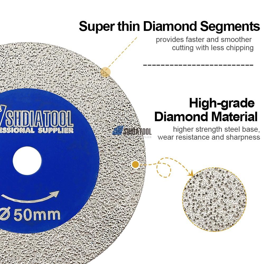 30/40/50mm Small Vacuum Brazed Diamond Engraving Saw Blade Mini Cutting Blade Tile Cutter for Cutting Glass